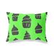 BonaMaison Neon Groen-Rook Decoratieve Kussensloop, Kussenhoezen Bank, Decoratieve Kussenhoesjes, Kussensloop; Sofa, Slaapkamer, Kantoor, Auto 45x60 Cm - Ontworpen en vervaardigd in Turkije