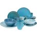 creaTable Kombiservice Geschirr-Set NATURE COLLECTION Aqua