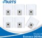 Ecovacs DEX62 Sacs d'aspirateur (6 Pièces, alternative Plus.Parts® à DDB030041)