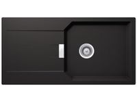 SCHOCK Compacte keukenspoelbak 100 x 51 cm Manhattan D-100L Nero