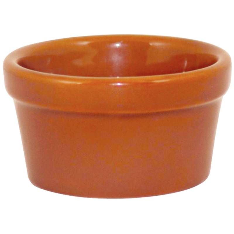 Olympia Tapas bakje Porselein Bruin 7 cm 6 stuks