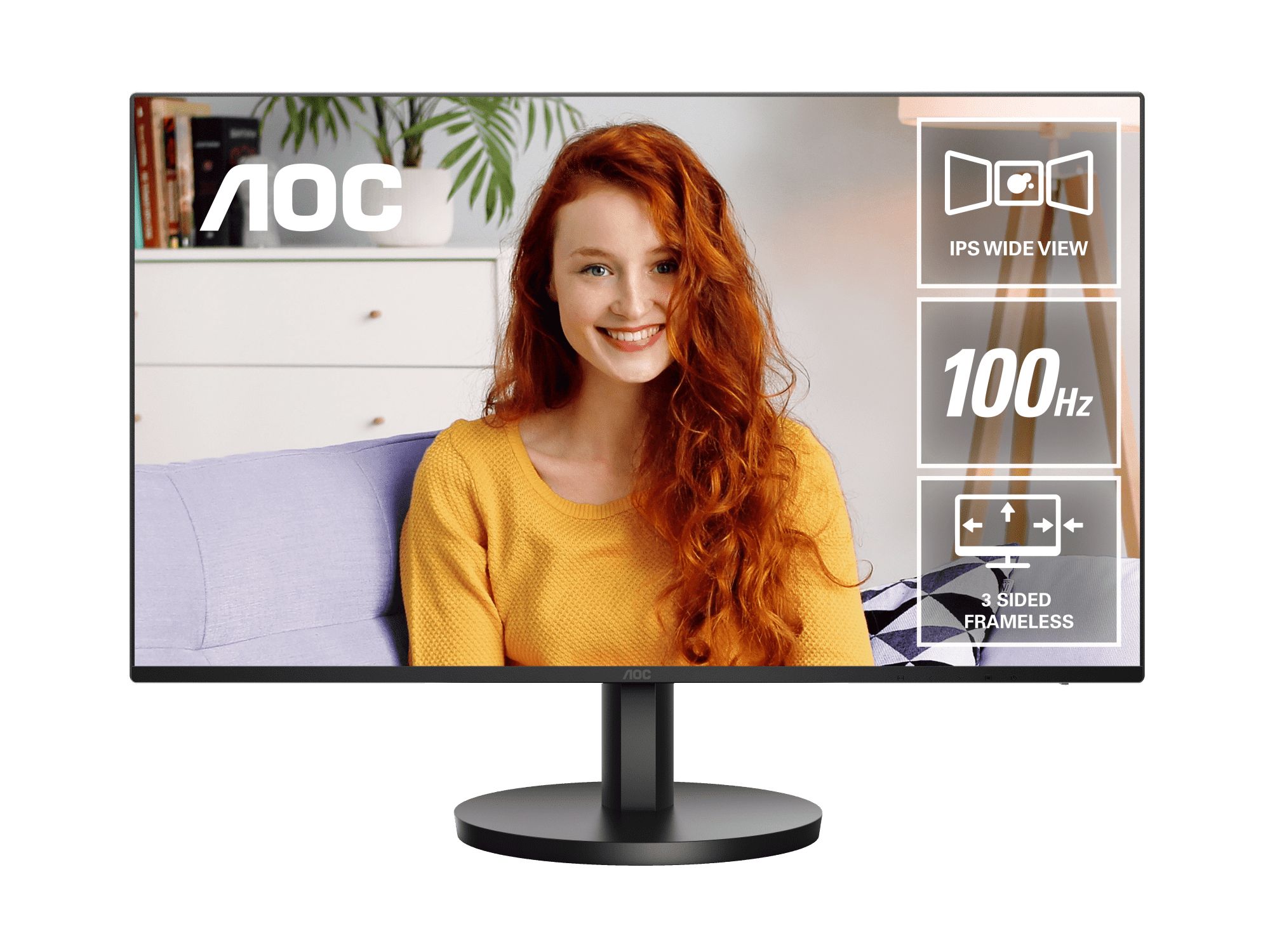AOC 24B3HA2 23.8" Full HD IPS Monitor - 100Hz, 1ms, Speakers