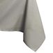 AmeliaHome Tafelkleed lotuseffect waterafstotend linnenlook Cappuccino Empire 120x120 cm