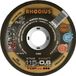 Rhodius XTK6 EXACT BOX 211301 Doorslijpschijf gebogen 115 mm 10 stuk(s) RVS, Staal