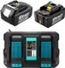 Makita set de 2 pièces 18V 5,0Ah batteries + chargeur double