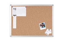 BoardsPlus Kurkbord, Zelfhelend Kurk, Geanodiseerd Aluminium Omlijsting, 60 x 45 cm