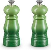 Le Creuset Mini Peper- en Zoutmolen - Bamboo Groen - 12.5 cm - 2 stuks