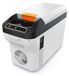 Brandson glacière électrique, 10 litres, réfrigérateur de voiture, boîte thermique qui refroidit et chauffe de -9 à 65 °C, adapté pour 230 V secteur et 12 V véhicule, écran avec LED d'état, couvercle verrouillable, blanc