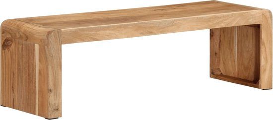 vidaXL Tv-meubel 110x33x33 cm massief acacoahout
