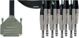 Cordial Intro Multicore D-Sub/jack symm 8-voudig, Rean stekker, 1,5m