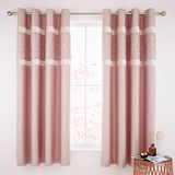 Catherine Lansfield Pailletten Cluster Ooggordijnen 66x90 inch Blush