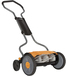Fiskars StaySharp Plus Reel Mower - Hand Push Lawn Mower - Black/Orange