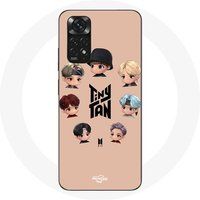 Maniacase Hoesje voor Xiaomi Redmi Note 11S 4G BTS TinyTAN Animation Poster RM Jin Suga J-Hope Jimin V Et Jungkook