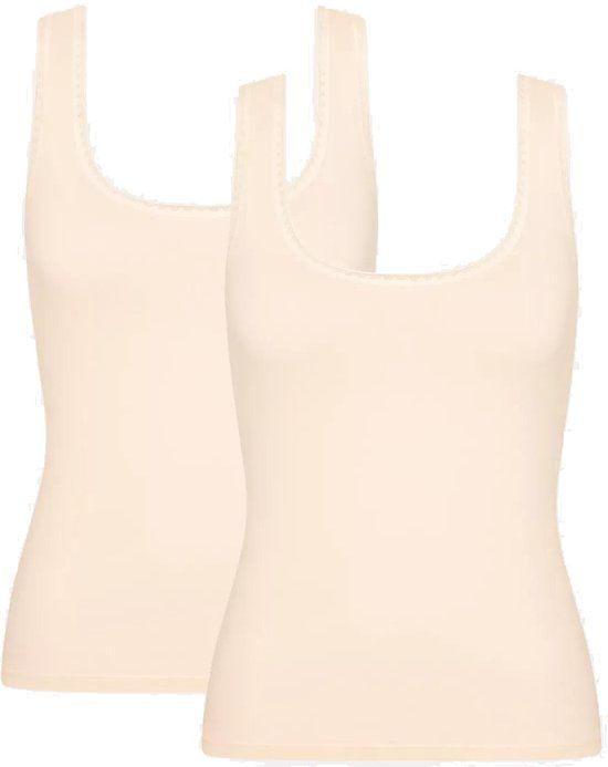 Sloggi GO Tank Top 2-pack - Ecru - Women's S