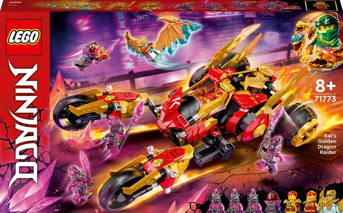 lego NINJAGO Kai's gouden drakenvoertuig - 71773