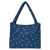 Studio Noos Studio Noos denim luiertas Hearts Mom Bag donkerblauw