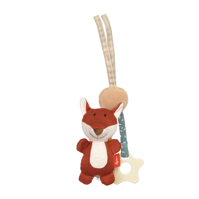 Sigikid 43169 Baby actief speelgoed hanger vos, rood