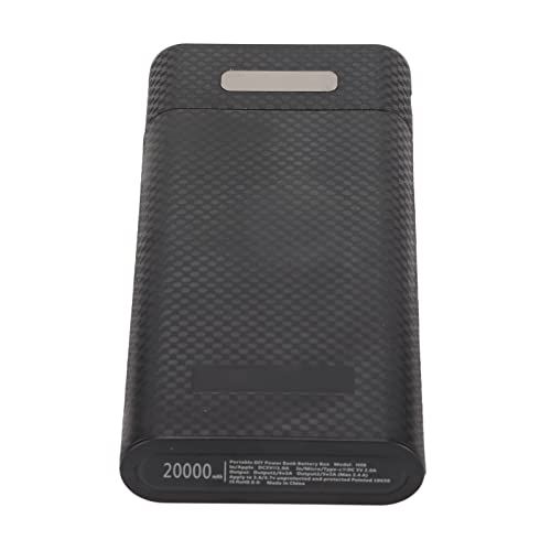 linxiaojix 8 X 18650 DIY Power Bank, 18650 Power Bank Case with LCD Display - Micro & Type C Input