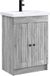 vidaXL Meuble de salle de bain Gris Sonoma 78,5 x 37,5 x 81 cm