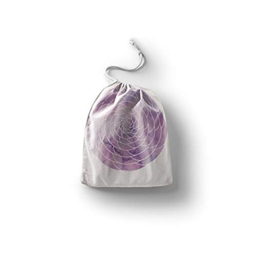 Bonamaison Bedrukte katoenen tas met trekkoord - 20 x 30 cm