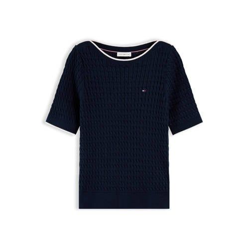Tommy Hilfiger top - marineblauw