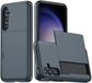 Selected by GSMpunt.nl Samsung Galaxy S25 Plus Hoesje met Slider Kaarthouder Back Cover Blauw