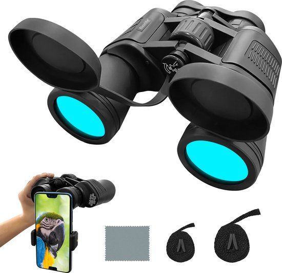 Blazelife 12x50 Verrekijker - Nachtzicht - Waterbestendig - Compacte Set
