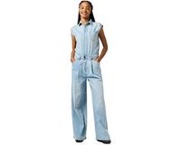 Wrangler 112362713 Mouwloze Jumpsuit Blauw S Vrouw