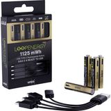 Verico LoopEnergy Pro AAA1125 Oplaadbare batterij (USB-C) Li-ion 750 mAh 1.5 V 4 stuk(s)