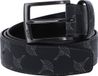 JOOP! Riem Printed Coll. Belt 3,5 CM W85 Grey Zwart