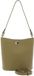 Coccinelle Leren schoudertas Nikla Mini Bag Double Grainy Leather Seagrass / Sandshell kaki