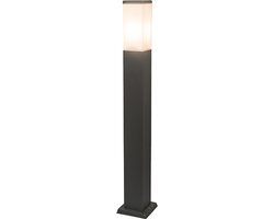 QAZQA malios - Moderne Staande Buitenlamp | Staande Lamp voor buiten - 1 lichts - H 800 mm - Antraciet - Buitenverlichting