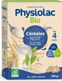 Physiolac Céréales biologiques nuit dès 4 mois 200 g