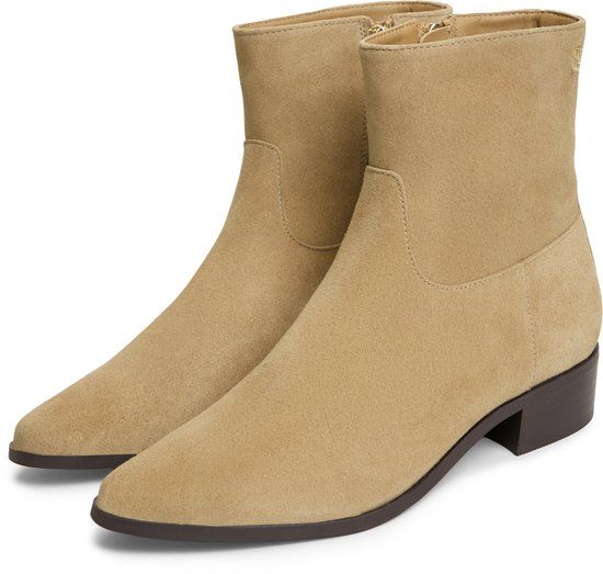 Tommy Hilfiger Enkellaarzen - Beige - Volwassenen - Maat 42
