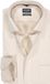 OLYMP Luxor Modern Fit Overhemd Beige Strijkvrij Katoen EU46