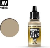 Vallejo Model Air Sandbeige Acrylverf - 17 ml