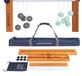 Merkloos Professionele Laddergolfset met Houten Frame en Golfballen