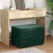 Prolenta Maison Exclusive - Tabouret vert foncé, 61 x 41 x 40 cm, velours, bois d'ingénierie