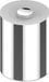 KEUCO PLAN poubelle modèle autoportant, avec couvercle, finition chrome / blanc