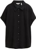Tom Tailor Blouse ample en lin - Taille 38 - deep black