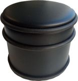 BRASQ Deurstopper met anti slip Zwart 1,1 Kg