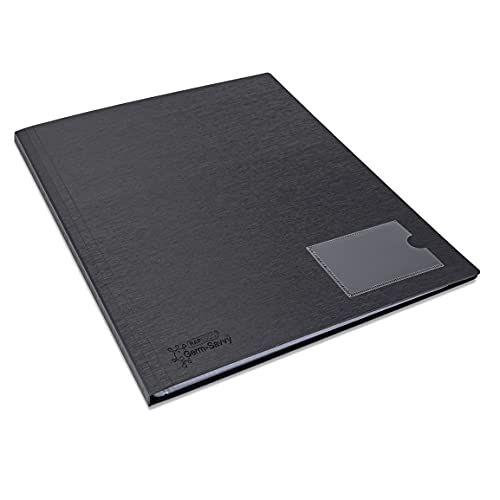 Rapesco Germ-Savvy Antibacterial Showmap - A4 - 12 Pockets - Black