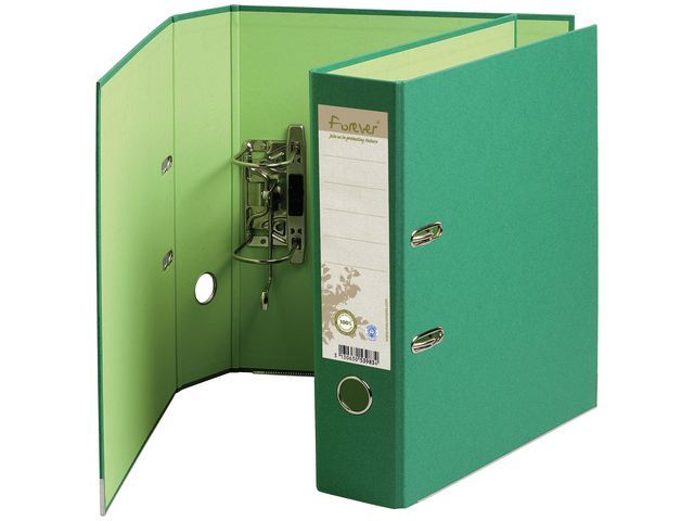 Exacompta Forever Ordner A4 80 mm Karton Donkergroen met Lichtgroen