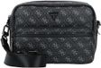 GUESS Milano Crossbody Double Zip Bag Dark Black