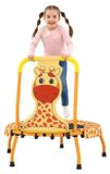 Trampoline pour enfants avec poignées en mousse et filet de sécurité