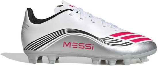 ADIDAS F50 Messi Club FG/MG Voetbalschoenen - Wit - Maat 38 2/3 - Unisex
