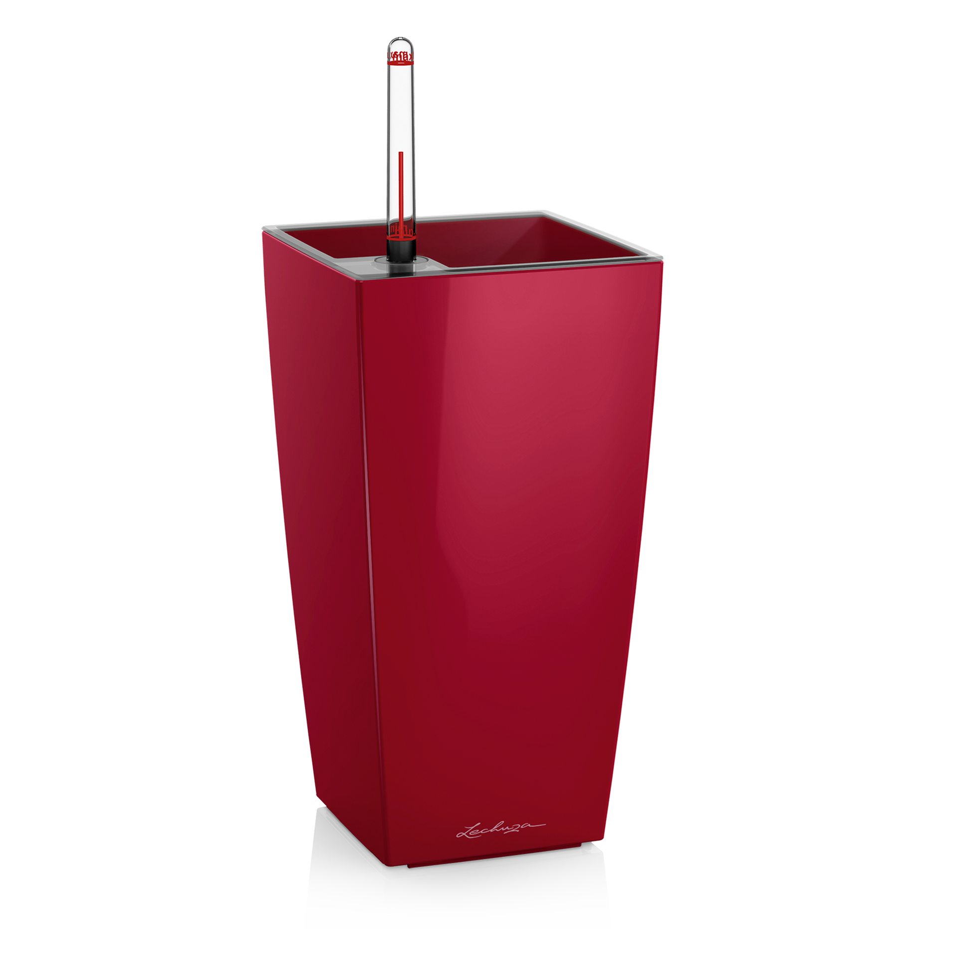 Lechuza Maxi-Cubi Plantenbak Rood
