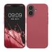 kwmobile telefoonhoesje geschikt voor Apple iPhone 17 - Hoesje voor smartphone - Back cover in donkerroze
