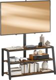 Homcom TV-meubel - Spaanplaat - 108x41x135cm - Bruin
