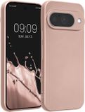 kwmobile metallic telefoonhoesje van TPU - geschikt voor Google Pixel 10 - Flexible case voor smartphone - In metallic roségoud